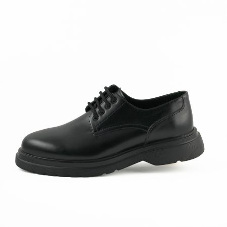 کفش اسپرت 1085 ساده بندی مشکی