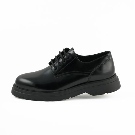 کفش اسپرت 1085 ساده بندی مشکی پروشاب