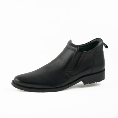 کفش بوت بوردا ساده کشی عسلی