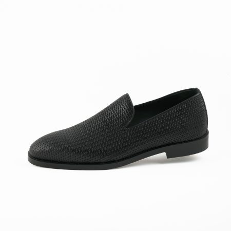 کفش کلاسیک 21722 ساده مشکی زنجیری